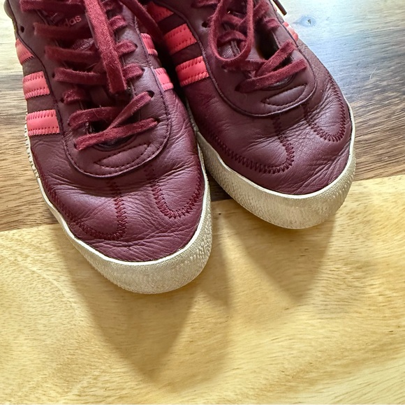 Adidas Sambarose Sneakers in Burgundy and Pink
Size 8 Women's - Picture 6 of 11